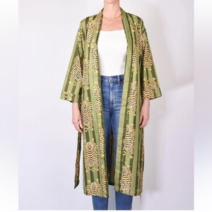 Verdigris Tiger Robe